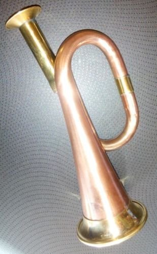 Sai Musical Baby Bugle Copper & Brass Finish 6 Saxophone Trumpet