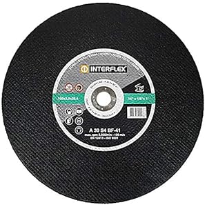 Discos de corte de tela 350 mm x 25,4 mm Juego de 5 unidades de metal acero inoxidable