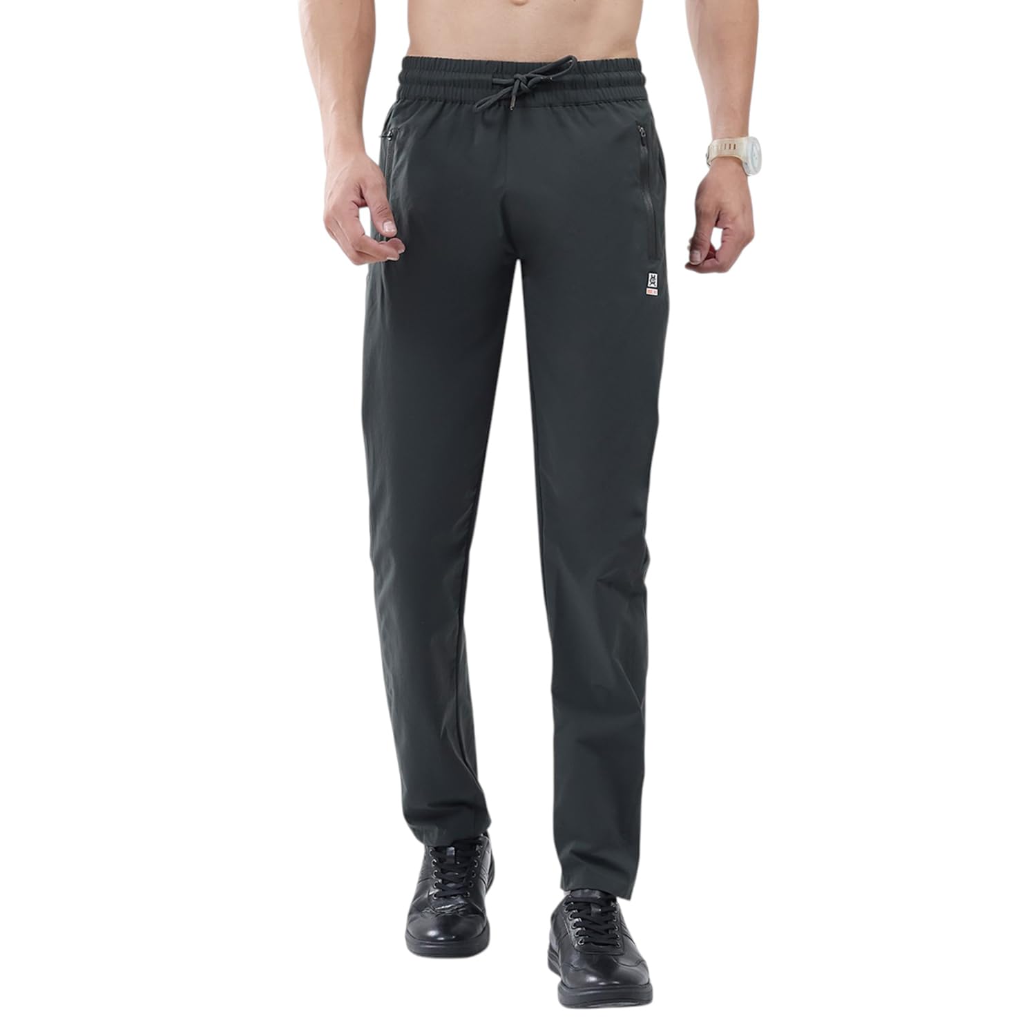 Men's Regular Fit Solid Track Pants | Drawstring Closure | Side Pocket | Sports Lower | Comfortable & Stylish Lower for Men's-image-38