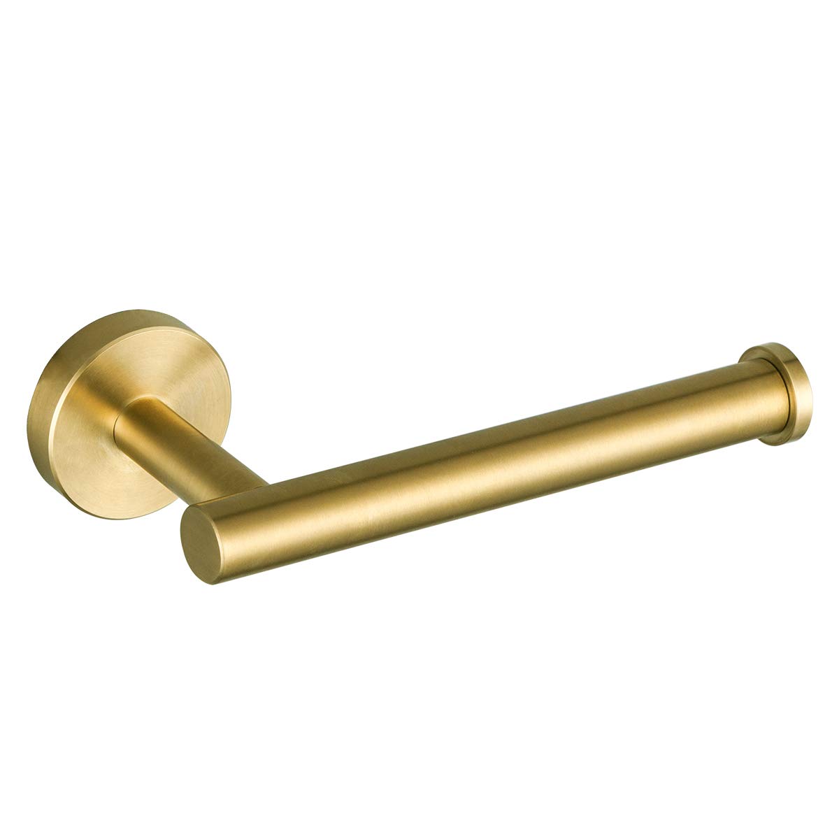 Gappo Brushed Gold Toilet Paper Holders, Stainless Steel Bathroom Lavatory Toilet Roll Holder Dispenser Screws Wall Mounting,