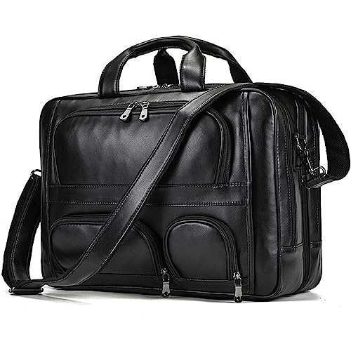 Mens Crossbody Messenger Bags Men's Briefcase Business Handbag Shoulder Bag Computer Bag for Work Business