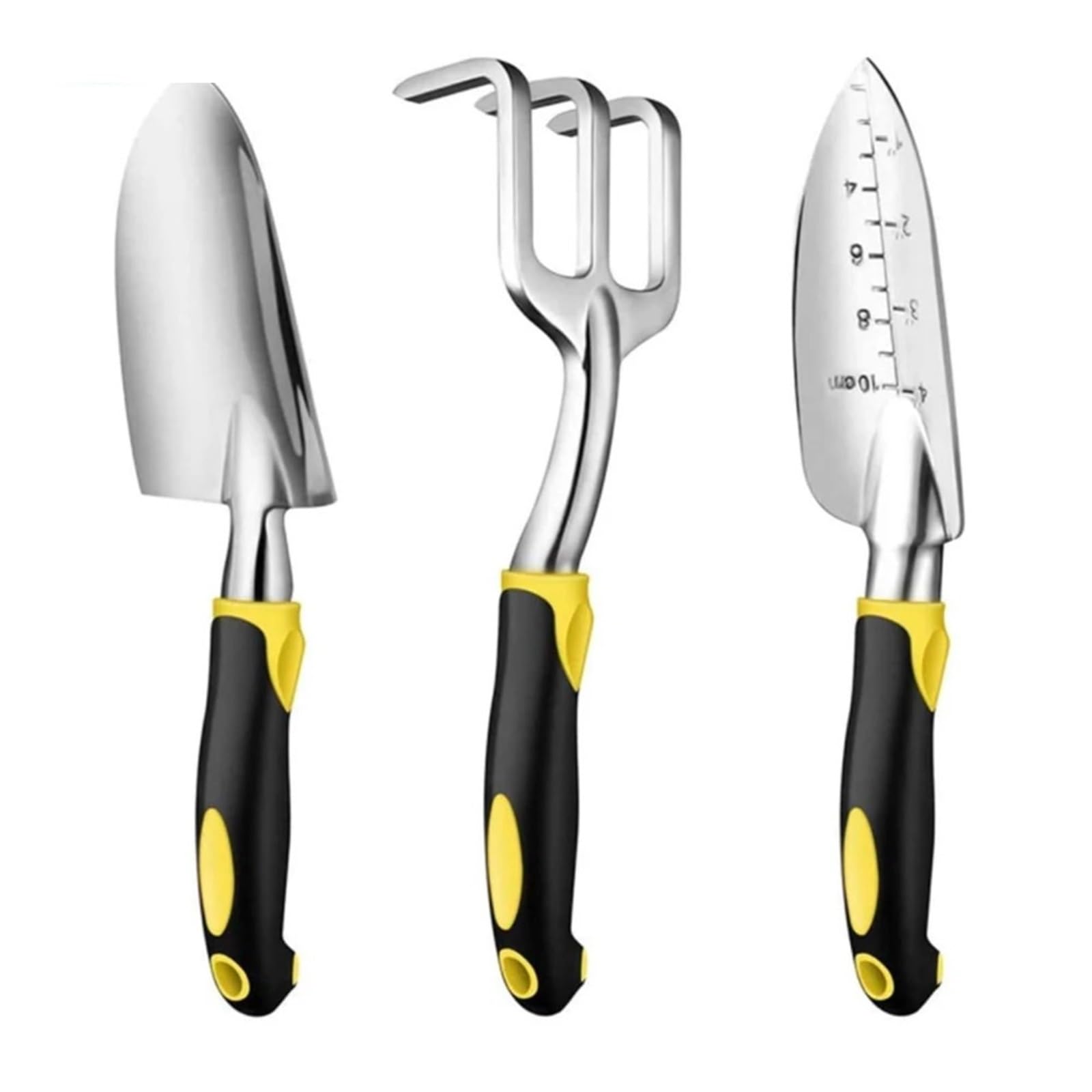 Handgabel Gartengeräte aus Aluminium – Gartenhandgeräte Gartenkelle Handschaufel Bodenrechen(Hand Shovel)