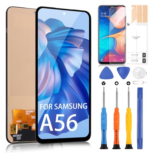 Bloc écran LCD de remplacement Samsung Galaxy A56 avec vitre tactile et outils