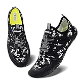 APRILSPRING Women Water Barefoot Kayak Surfing Swimming Shoes 6.5 M Us Women / 5 M Us Men Black...