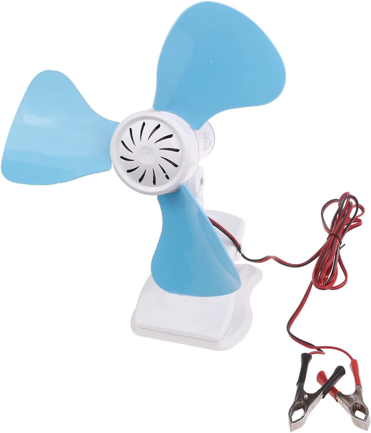 Haoyull 12V Portable Car Fan Clip On Fan for Electric Vehicles 15W 3 Detachable Fans Speed 700RPM