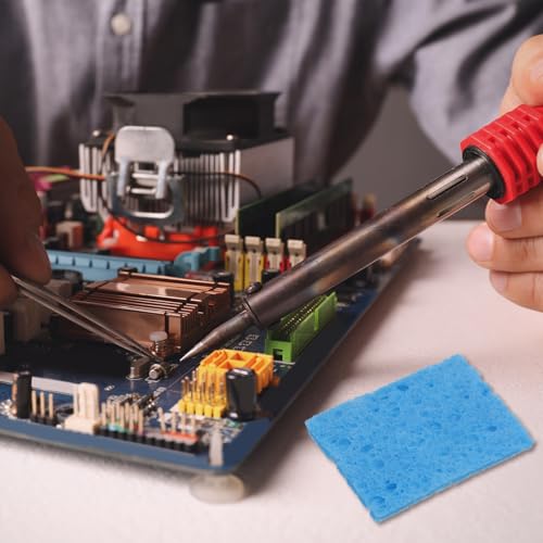 HARFINGTON 4 peças de esponja de limpeza de ferro de solda 5 cm x 3,5 cm esponja de substituição de