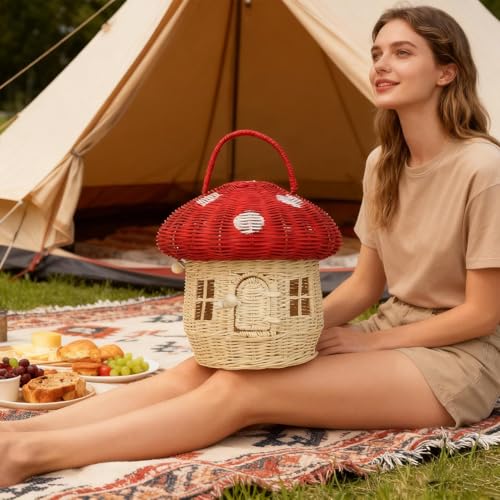 Rangement tissé pour maison en osier pour comptoir de cuisine - 3