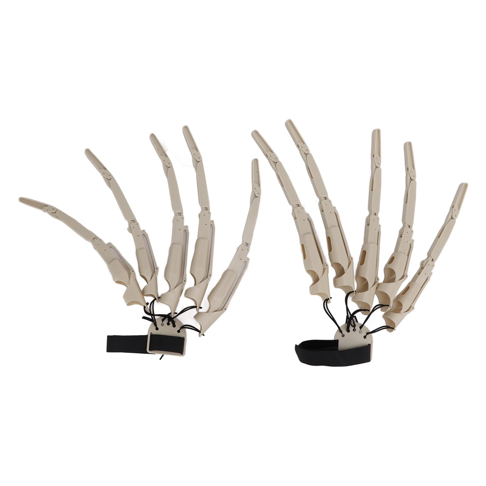 Mains de griffe d'os pour buffet d'Halloween et décoration de table terrifiante en pack de 10