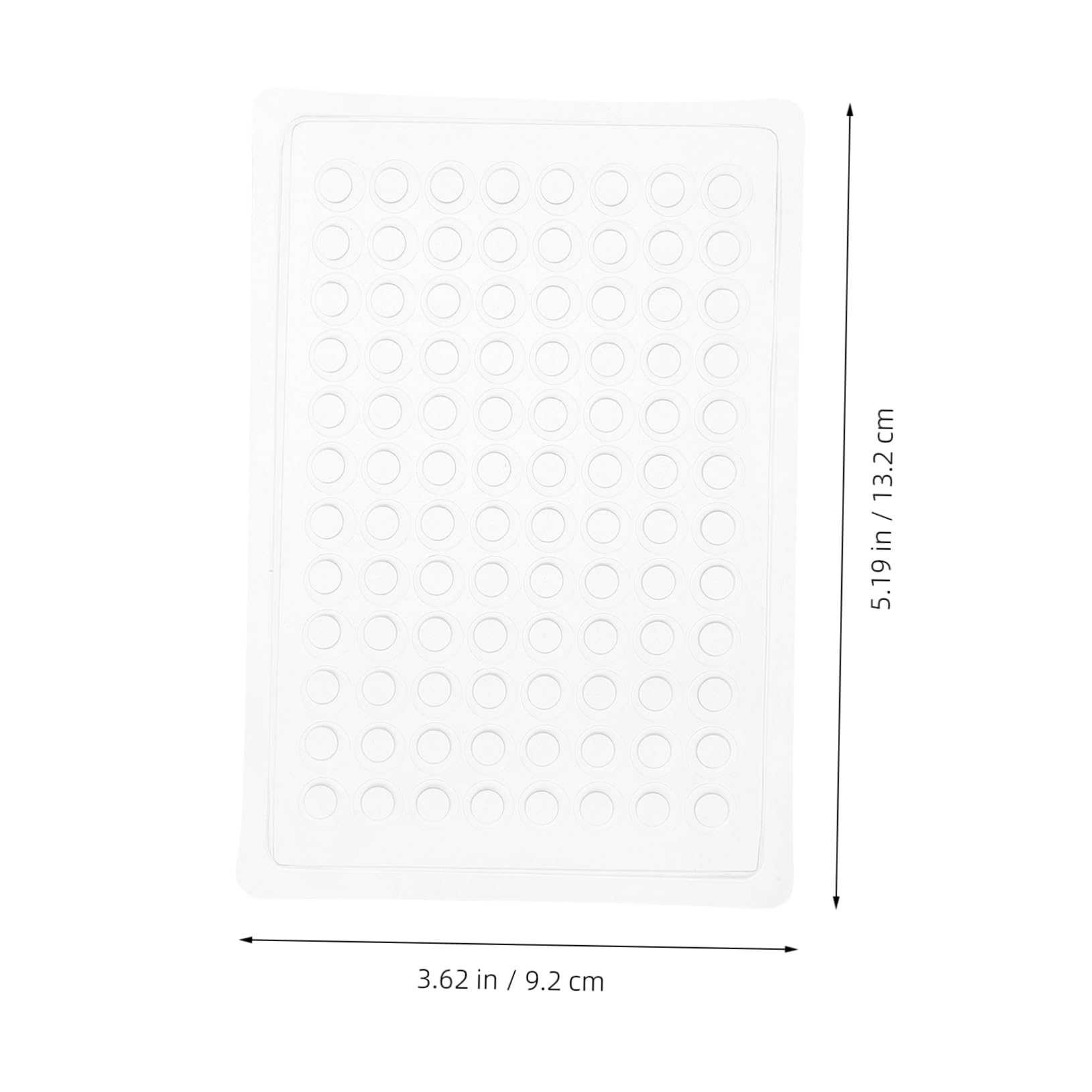 MAGICLULU 3 Series Placa De Cultivo De Laboratorio Placa De Cultivo Celular Para Laboratorio Placa De Cultivo De Tejidos Para Laboratorio De Polivinilo Transparente 100 Piezas*3