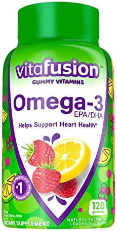 Vitafusion Omega 3 Gummies, 120 Count (Packaging May Vary)