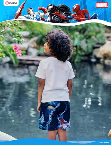 Image of Disney Stitch Spiderman Cars Winnie Toy Story Boy Swim Trunks UPF 50+Swim Shorts Compression Liner & Quick-Dry &Pockets 2-13Y