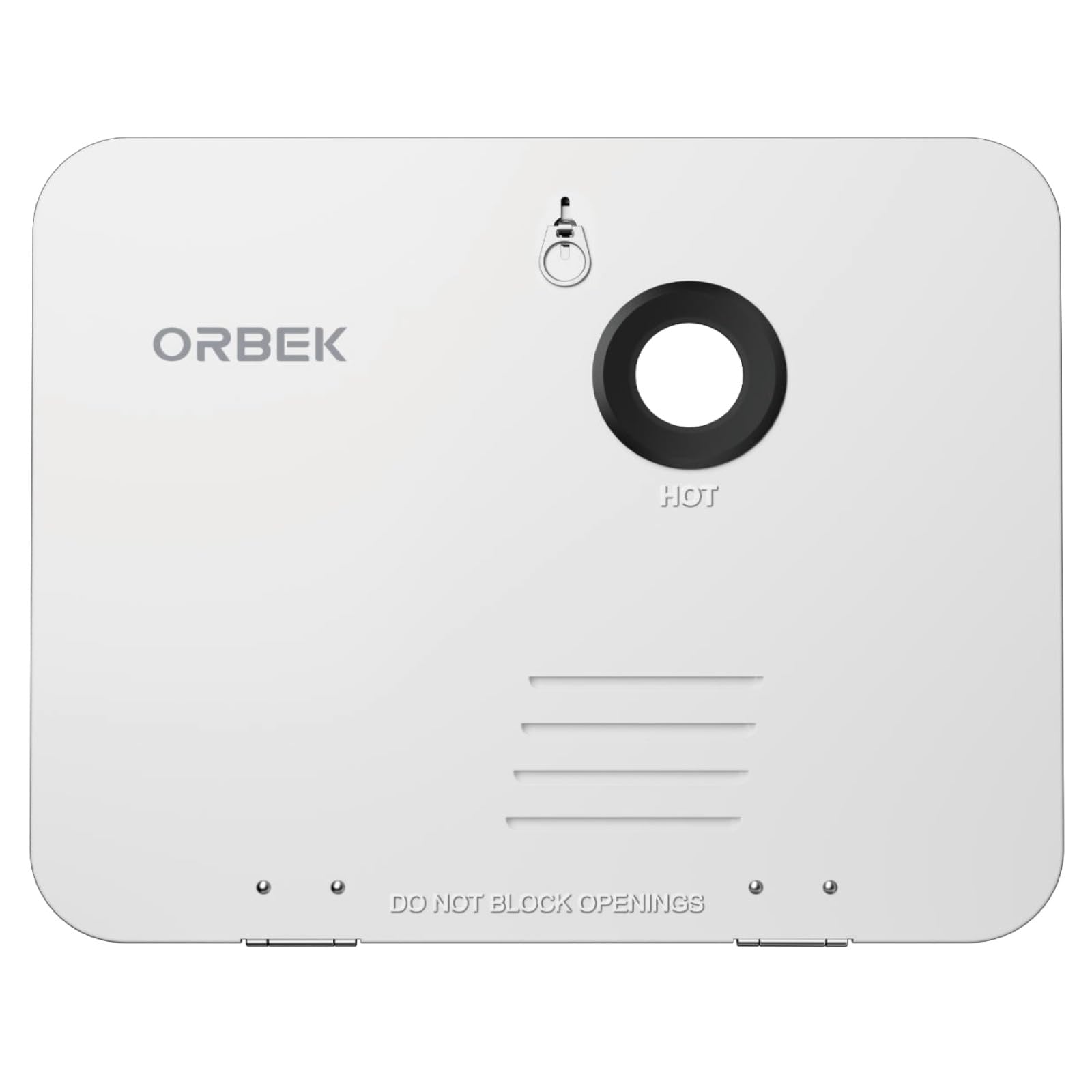 ORBEK 15 x 18 in RV Water Heater Door &amp; Flange, White