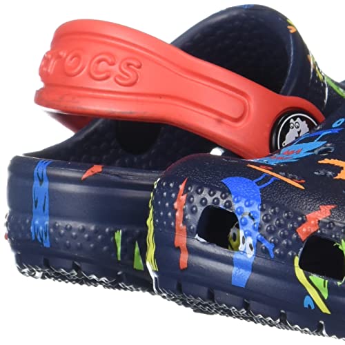 Sandália Classic Easy Icon, Crocs, Criança Unissex, Navy, 25