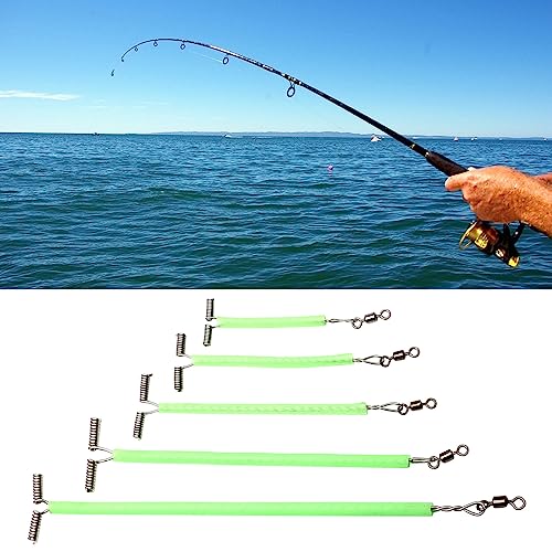 20 piezas de anzuelos líderes de acero inoxidable para pesca miniatura 2