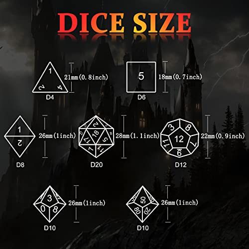 DD-Dice-DND-Metal-Skull-Dice-Glow-in-The-Dark-Dice-HNCCESG-Hollow-Luminous-Polyhedral-Role-Playing-Dice-for-Dungeons-and-Dragons-RPG-Table-Game-Pathfinder-Warhammer-Shadowrun-Skull-Blue-Light