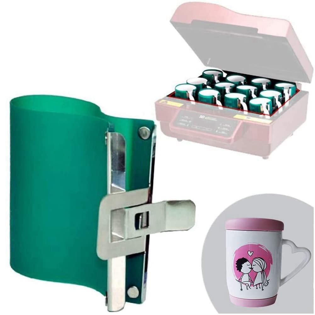 Involucro In Silicone Per Sublimazione Tazze - Morsetto Per Tazze Da 11 Once Con Stampa A Trasferimento - Foto 12