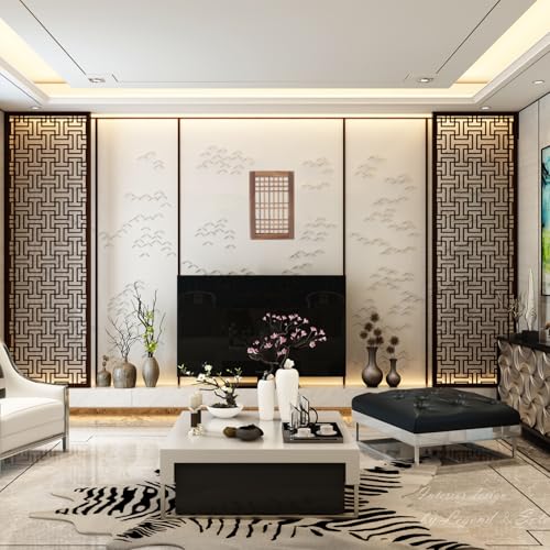 Cabilock 2PCS Rustic Wood Window Frame: Farmhouse Window Frame Wall Decor Wooden Fake Window Decoration for Living room Bedroom Kitchen Home Decorations Wall Frame Decoration Wall Decor - Thumbnail 3