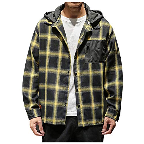 Preisvergleich Produktbild Eternali Herren Softshelljacke Übergangsjacke Windstopper Windbreaker Männer Freizeit Sport Outdoor Hoodie Herren Light Lange Ärmel Jacke Mäntel Jacket