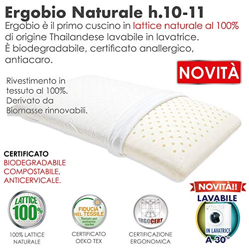 Goldflex Cuscino Ergo Bio Saponetta, Schiuma di