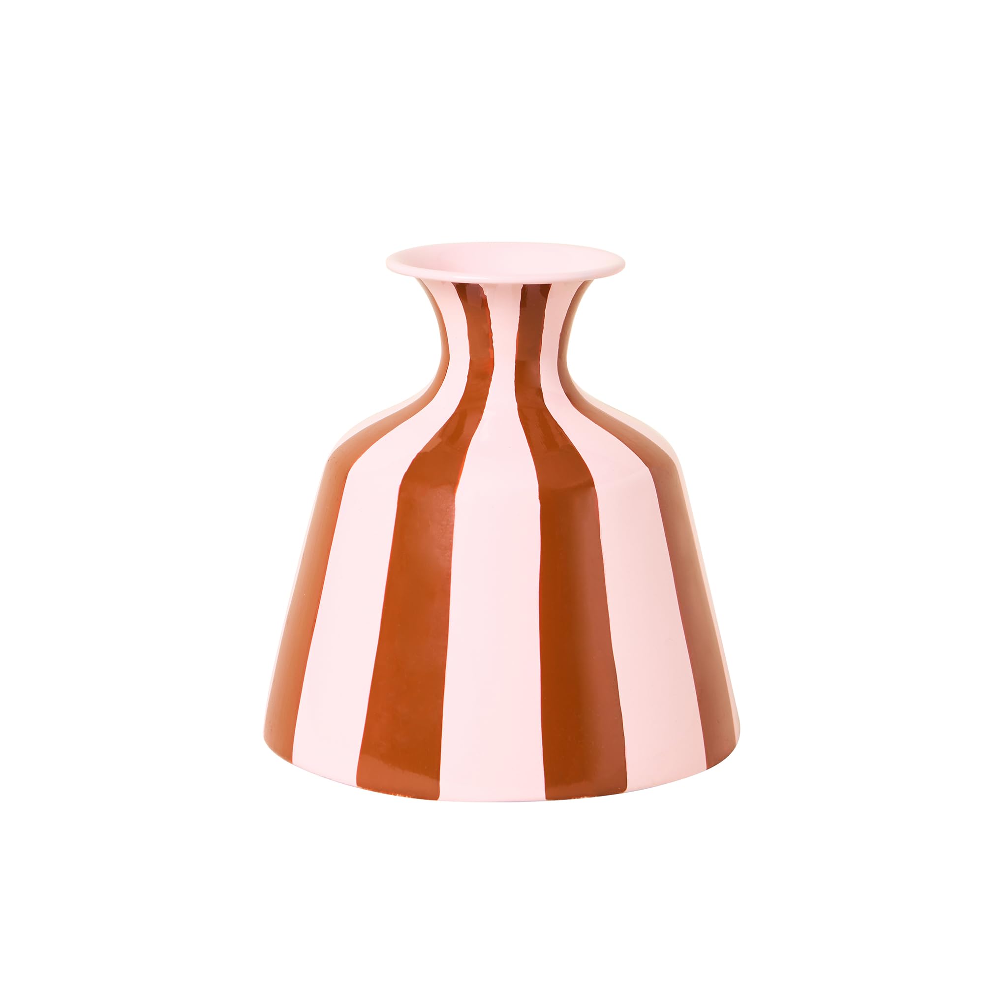 Chumbak Paradise Stripes Vase – Pink | Hand-Painted Decorative Iron Flower Pot |Lost in Paradise-image-42