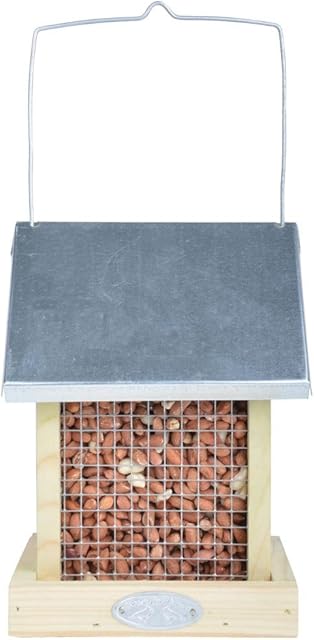 Fallen Fruits BIRD HOPPER FEEDER SEEDS & PEANUTS FSC 100%