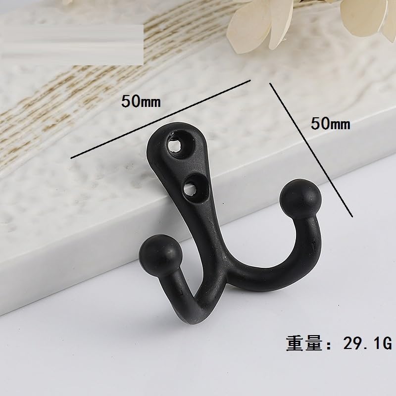 30x Ganchos Dobles Resistentes Para Colgar En La Pared Con Tornillos