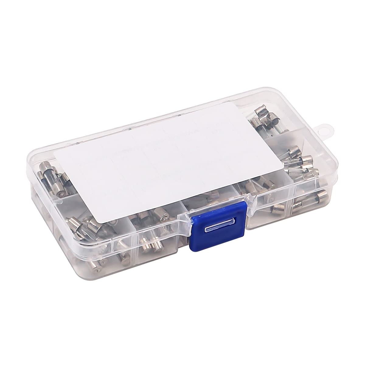 Kit Portafusibili E Fusibili In Vetro - 10 Portafusibili AGC Con 100 Fusibili 5x20mm - Foto 5