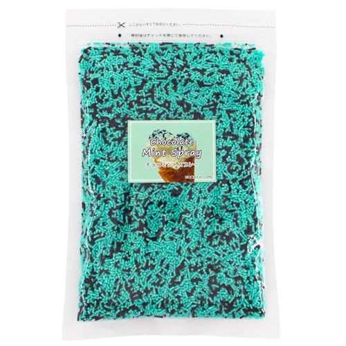 パイオニア企画 チョコミントスプレー 500g 製菓用トッピング チョコスプレー チョコミント カラーチョコスプレー 保存に便利なチャック付きのサムネイル