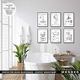 Zoom IMG-2 monoko poster da bagno con