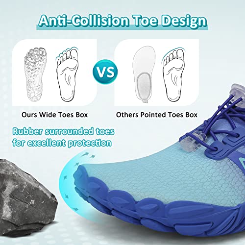 Image of ziitop Water Shoes for Men Women Beach Barefoot Swim Rock Climbing Pool Shoes Socks, Anti-Slip Breathable Quick Dry Lightweight Slip-on, Outdoor Sport Hiking Walking Boating Fishing Diving Surfing