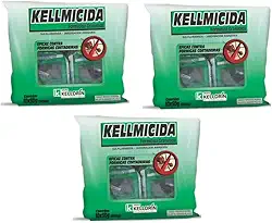 3 Pacotes Kellmicida Isca Granulada Para Formigas Cortadeiras Formicida Kelldrin 10x50g (1,5kg)