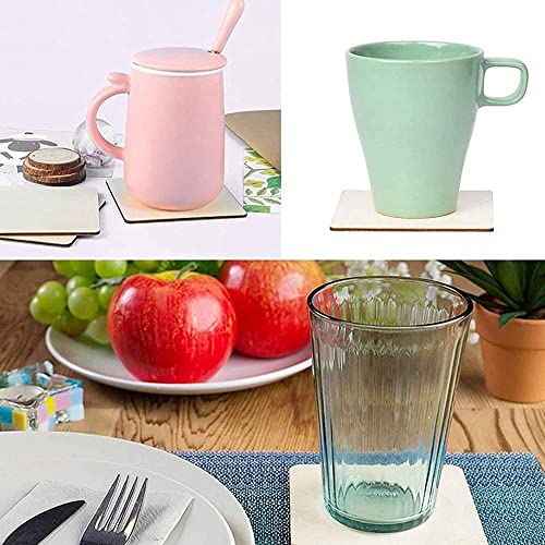 Artificer 6mm Dicke Quadratisch Holzplatten zum Basteln (26 Stk) 10x10 cm, Balsaholz Sperrholz Platten 6mm, Blanko Dicke Lindenholz Bastelholz Holzplättchen zum Gravieren, Bemalen & Brandmalerei