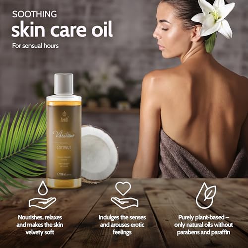Vibratissimo “Coconut” - Exotic Massage Oil with Coconut, Love Oil, Erotic Oil, 100 ml - Image 4