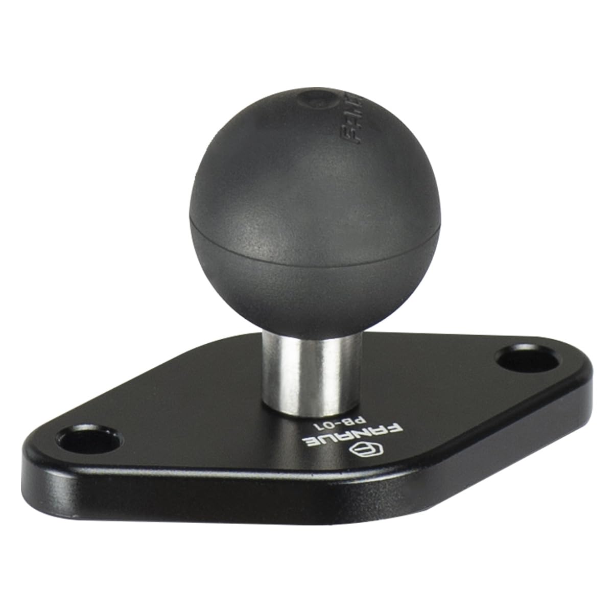 Base De Montage FANAUE En Losange - Boule 1" Compatible RAM Mounts - Pour Support Téléphone Vélo, Moto - Alliage Aluminium