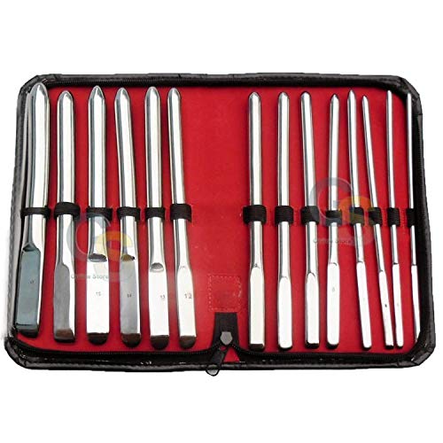G.S Set of 14 HEGAR Dilator Set Best Quality (G.P.)