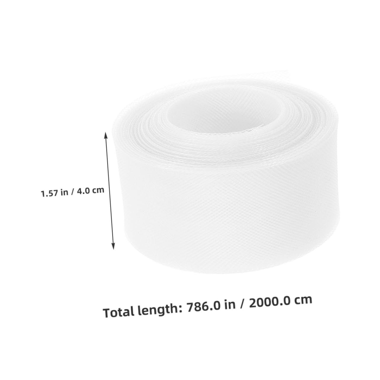 Veemoon Elastic Net Wedding Dress Wedding Dance Gown Boning Dress Skirt Fabric Sewing Trim Tulle Trim Braided Material Dress Accessories Elastic Band for Sewing Polyester White