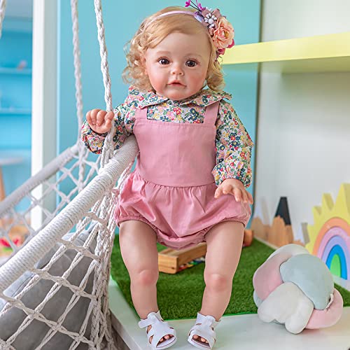 Amazon | LONIAN 赤ちゃん 人形 60cm 柔らかいシリコーンビニール人形