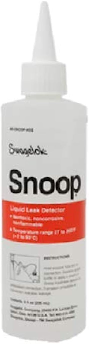 Chicago Fluid System Technologies Snoop Leak Detecting Solution MS-SNOOP-8OZ Leak Detector Nuclear