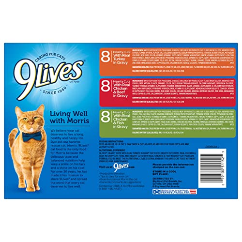9Lives Poultry And Beef Variety Pack, 5.5 Ounce (Pack Of 24) #TOP1