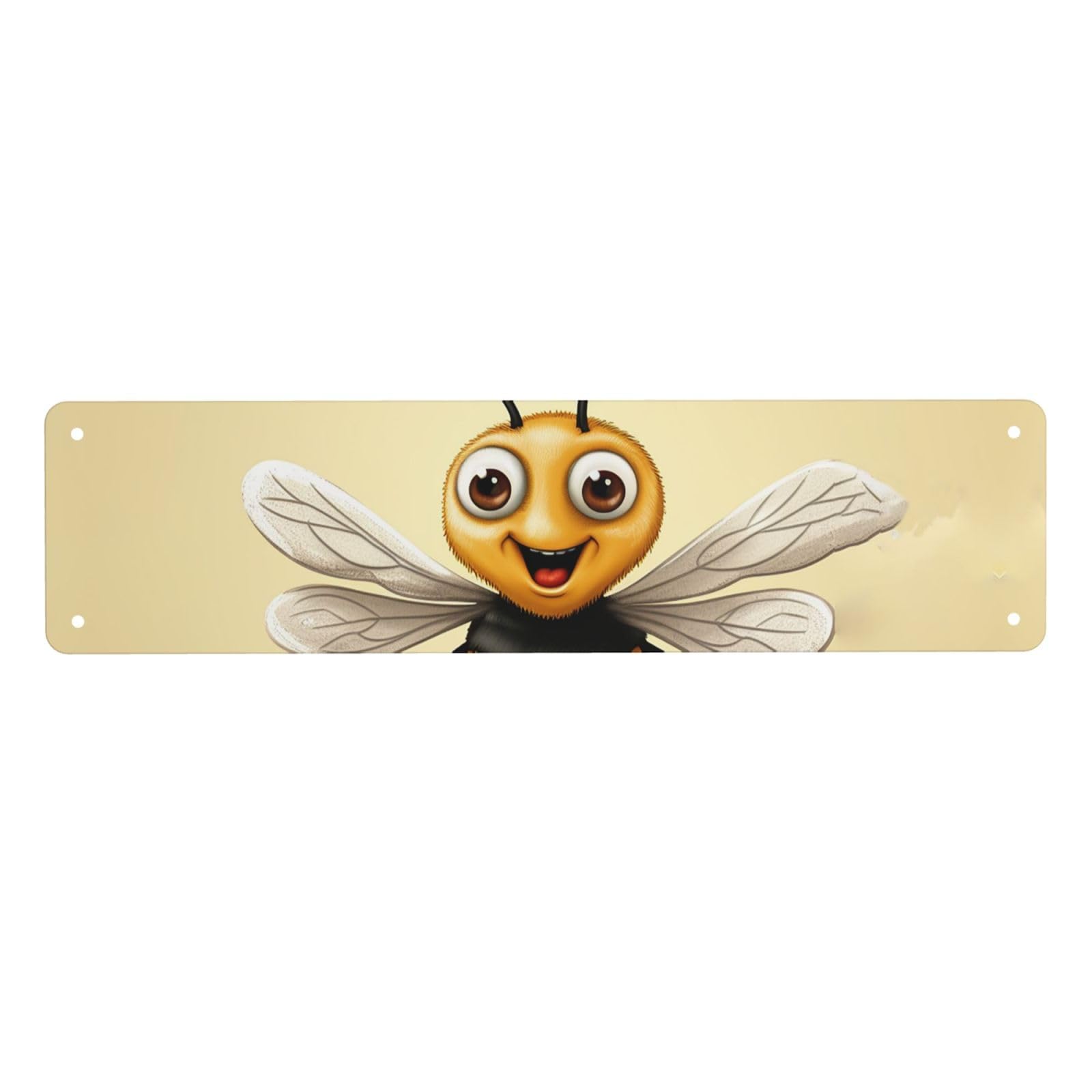 Vintage Metal Tin Signs Retro Garage Signs Stylish Wall Art Plaques for Home Decor Unique Poster 4x16 Inch Honey Bee Metal Sign Outdoor Wall Decorations Gifts