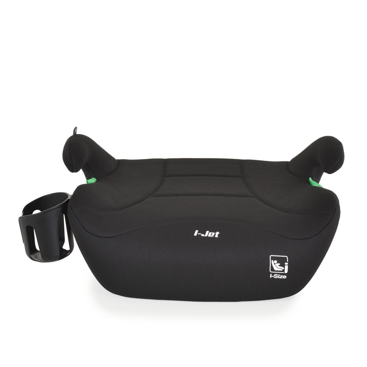 Moni, siège enfant, rehausseur i-Jet (125-150cm) groupe 3, porte-boissons Isofix, coloris:noires