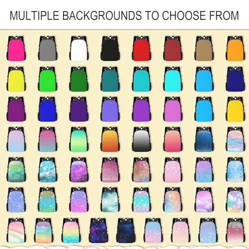 Custom Backpack with Photo Image Name Text Personalized Bookbag Customized Laptop Backpack Customize Travel Computer Backpacks for Men Women2