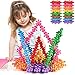 TOMYOU 400 Pieces Building Blocks Kids STEM Toys Educational Building Toys Discs Sets Interlocking Solid Plastic for Preschool Kids Boys and Girls Aged 3+, Safe Material Creativity