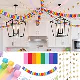 VROTXCZ 612 Pcs Paper Chain Garland Kit...