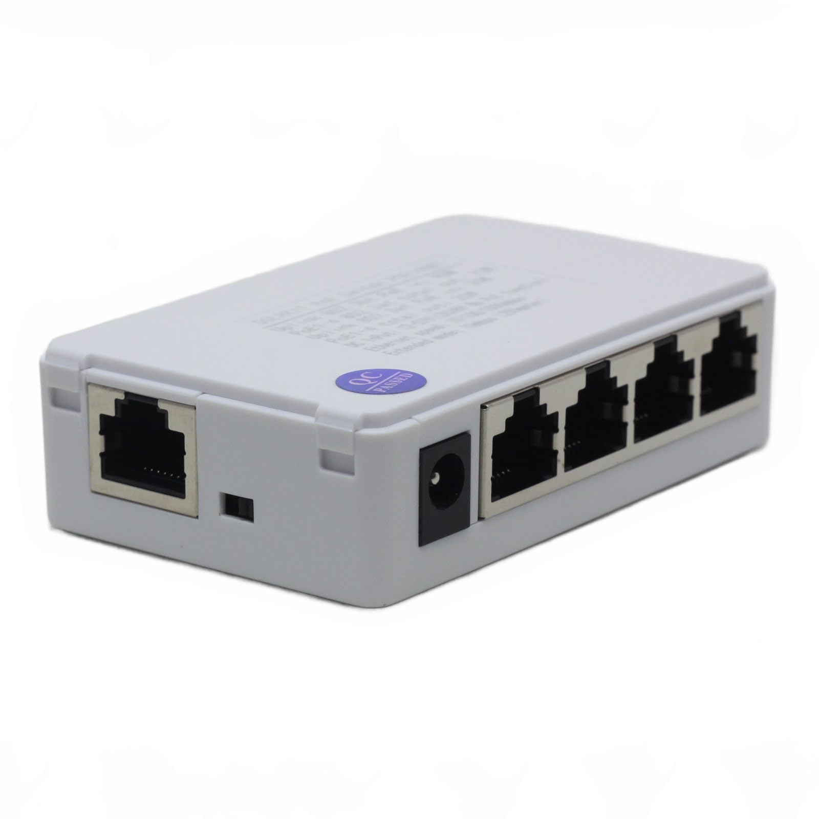 PoE++ 90 W 5-portowy (1 wejście PoE - 4 wyjścia PoE) Gigabit PoE Pass-Through Switch PoE Extender Cascade Repeater 802.3bt