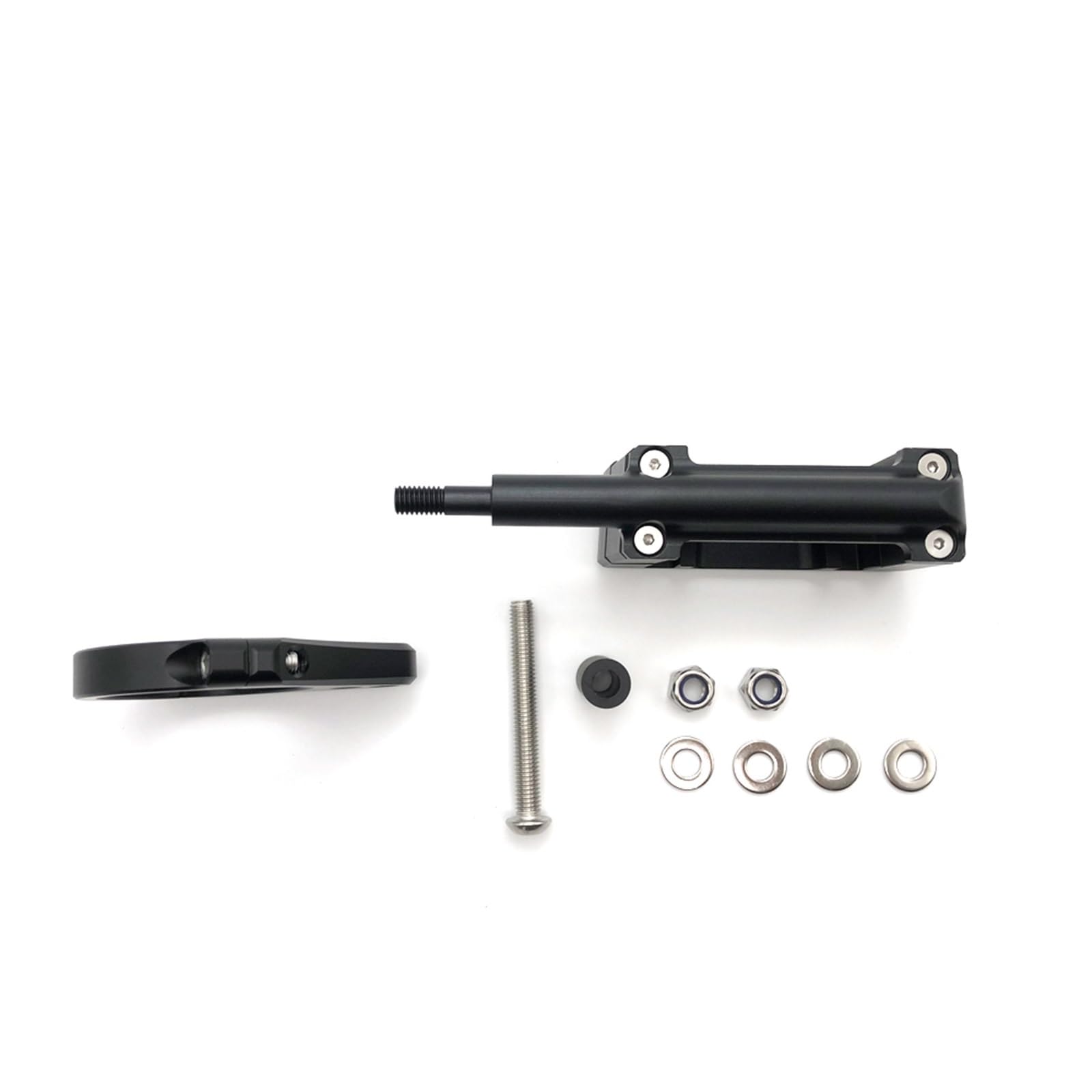 Support D'amortisseur De Direction pour Scooter pour Kukirin G2 Master, Stabilisateur en Fiber Carbone CNC, Kit Réglable