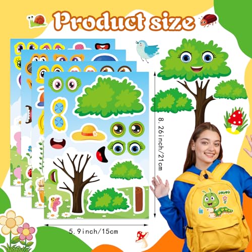 Image of 24 Sheets Make Your Own Stickers, Creative Game Stickers for Kid Toddlers