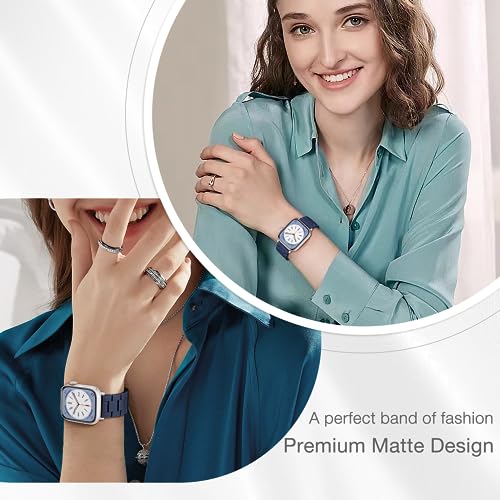 Image of Light House Apple Watch Bands-Fashion Lightweight Resin iWatch Bands for Women Men 38mm /40mm /41mm /42mm(Series 11 10), 49mm /46mm /45mm /44mm /42mm(S 3 2 1), Compatible with Apple Watch Series 11 SE 10 9 8 7 6 5 4 3 Ultra