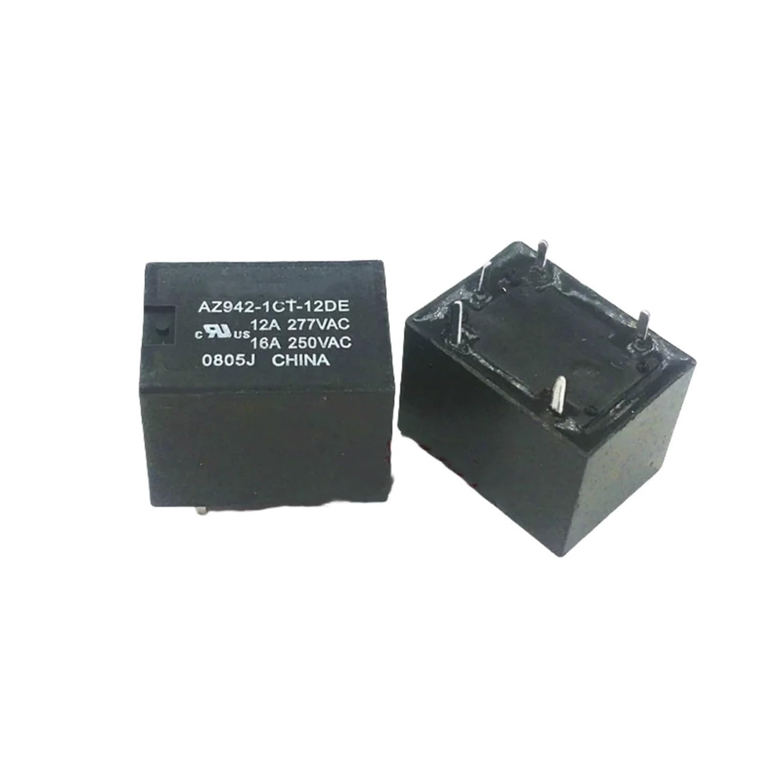 Relais AZ942-1CT-12DE 12V 16A 5 broches pour circuit imprimé, lot de 10 pièces