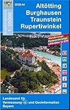 trostberger tagblatt immobilien  UK50-44 Altötting - Burghausen - Traunstein - Rupertiwinkel: Mühldorf a.Inn, Töging a.Inn, Trostberg, Tittmoning, Laufen, Traunreut, Freilassing, ... Karte Freizeitkarte Wanderkarte)